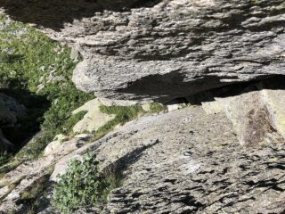L'uscita dal camino del secondo tiro