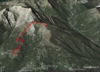 Percorso di salita e discesa