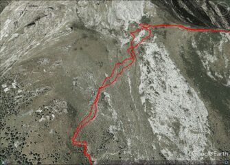 Tratto centrale di difficile orientamento