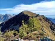 Il Plu e lo sperone roccioso dove ci siamo fermati