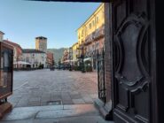 Chivasso, piazza della Repubblica. Inizio ufficiale del mio giro