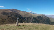 Verso il Viso dal Bric la Piata, sopra il colle Gilba