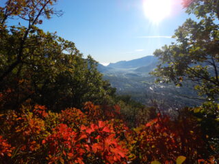 Colori autunnali nell'avvicimamento