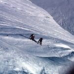 Sulla prima parte della parete.