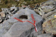 Il bivio per Monte Mars e Col Chardon / imbocco ferrata