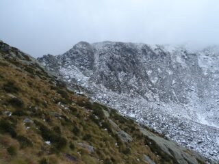 Versante nord del Cavalgrosso, salendo