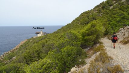 Verso il Faro di P.ta Libeccio.