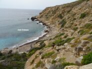 Scendiamo a Cala Cretazzo.