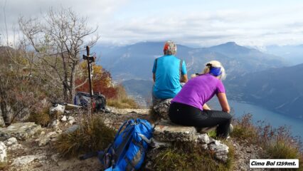 Piccola sosta a Cima Bal 1259mt.