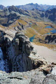 Cresta verso Punta del Lago e Colle Palasina vista da Corno Bussola