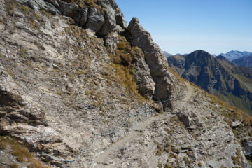 Tratto attrezzato presso Punta del Lago