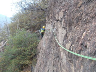 il lungo ed estetico traverso di L3 di Serpente Bianco..