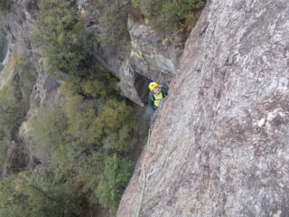ancora qualche passo delicato prima della crocina in ferro..