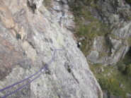 su uno dei tanti traversi..