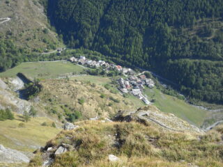 l'abitato di Rochemolles visto dall'alto