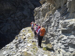 sul sentiero catenato