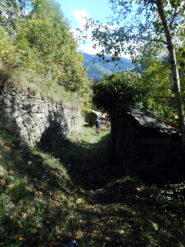 a metà discesa 