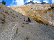 tratto in frana in buone condizioni