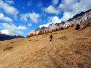 alle spalle la dolomitica Cordiera