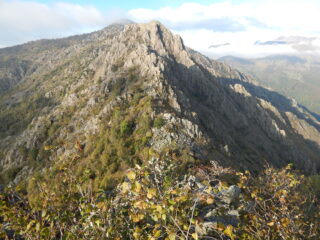Le Lunelle e Calcante viste dalla vetta