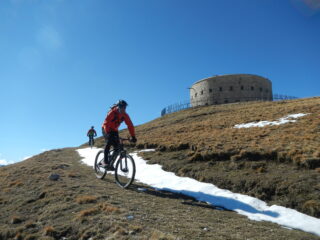 discesa dal Fort Lenlon