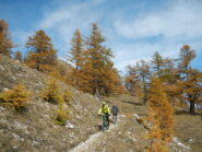 discesa verso le Grange Millaure
