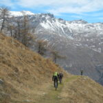 l'arrivo alle Grange Marzo