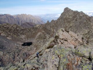 salendo alla Bastera,il lago dell'Oro e il M.Frisson