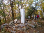 il cippo sul Monte Pagliano