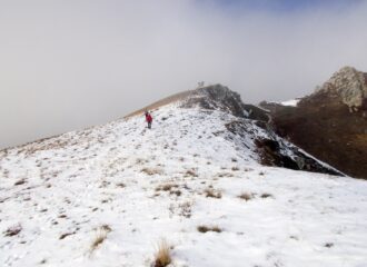 proseguendo verso il monte Grum
