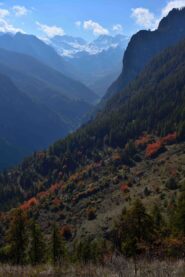Veduta sul vallone del Preit