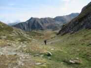 Discesa verso il Vallone Raschera.