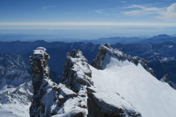 i 2 ciaspolatori hanno tardato così ho avuto la punta tutta per me