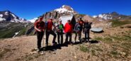foto di gruppo al Passo del Gries