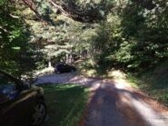 Inizio del percorso qualche tornante prima dell'Alpe le Combe