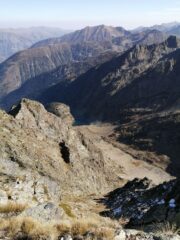 Panorama dalla Rocca verso il Lago di San Bernolfo