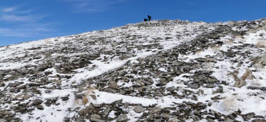 arrivando all'anticima del Monte Appenna