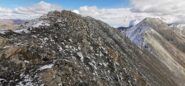 ultimo tratto di cresta per arrivare in cima al Monte Appenna