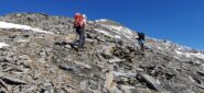 salendo lungo il crestone SO del Roc del Boucher a quota 2990 m