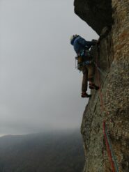 Pete in partenza nel secondo tiro