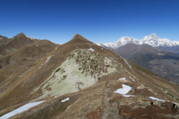 la punta Chaligne dalla punta di Metz