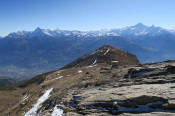 la punta di Metz dalla punta Chaligne
