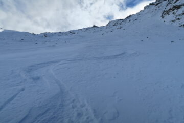 tratto con bella neve