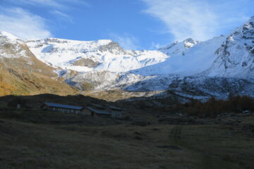 condizioni del vallone da poco sotto il rifugio delle Marmotte