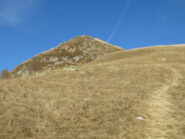 In vista della cima dai pratoni sottostanti