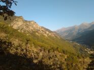 Rocca Morel dal sentiero di salita