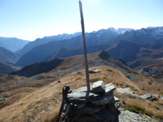 dalla cima Vernouille uno sguardo al monte Ros appena salito
