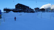 la partenza dal Rifugio Guide del Cervino alle prime luci del sole