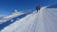 salendo verso il Klein Matterhorn
