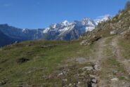 Al bivio per il vallone Alpetta